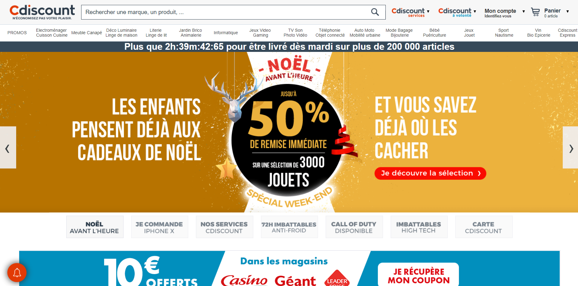 organiser une prevente pour noel